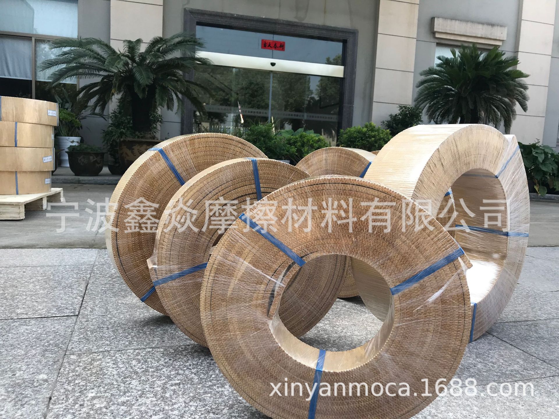 工厂直销 刹车带 不含石棉 无石棉树脂铜丝刹车带 船用制动带