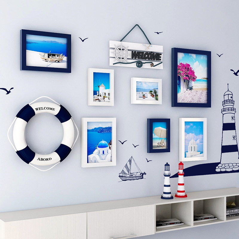 031 Decorative Painting Wholesale Photo Studio Hanging Painting Sofa Background Wall Mural Simple Scandinavian Wall Painting Combination Normcore