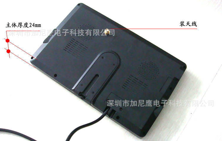 Ganiying Car 9inch Wireless Monitor Hd Ahd Camera Forklift Reversing Image Video Monitoring Kit