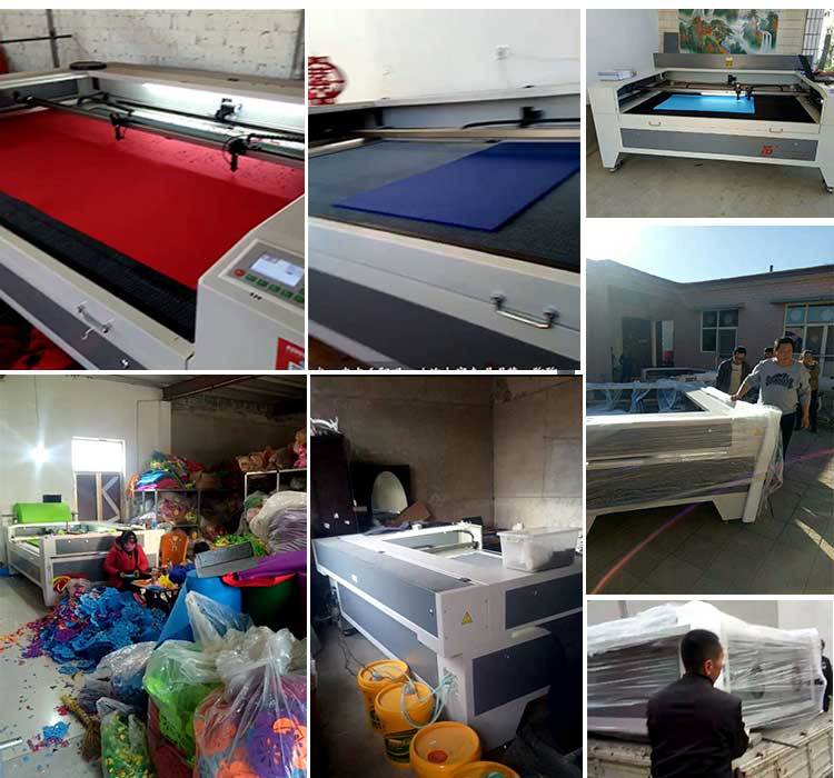 FDC1611毛毡激光切割机客户现场