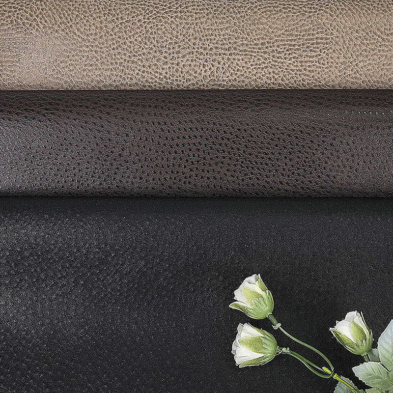 礼奥 环保笔记本革 证件革  压变革 疯马PU 帽子手套皮料 环保PVC