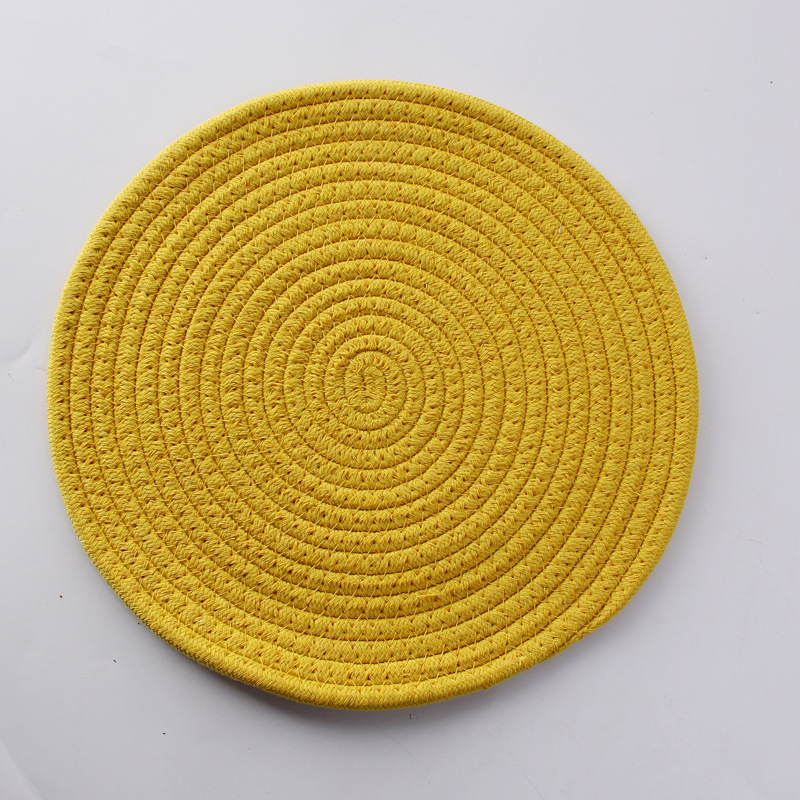 Fashion Style Fashion Solid Color Cotton Placemat
