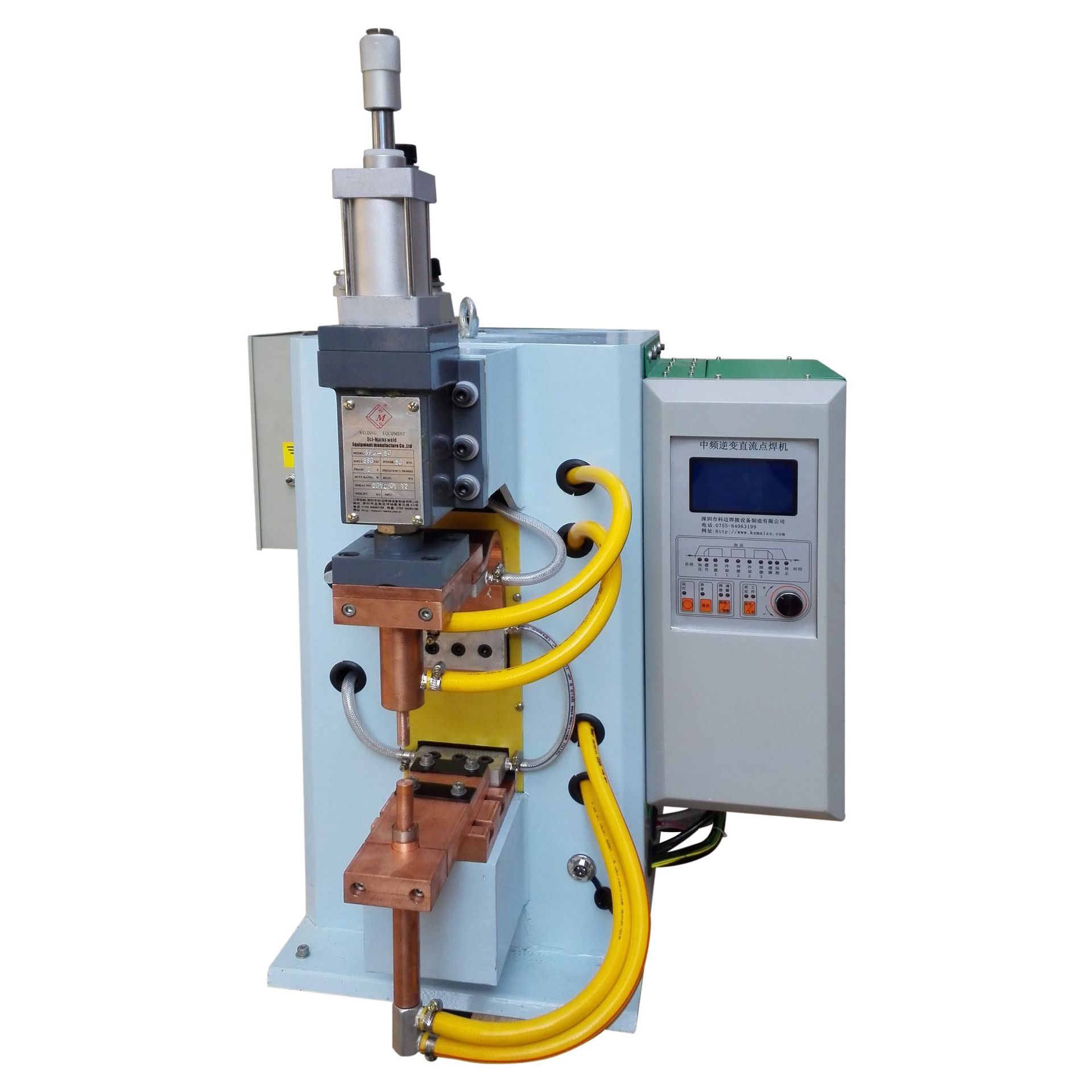 科迈微电脑数码中频直流逆变镀锌板材点焊机，镀锌金属五金碰焊机