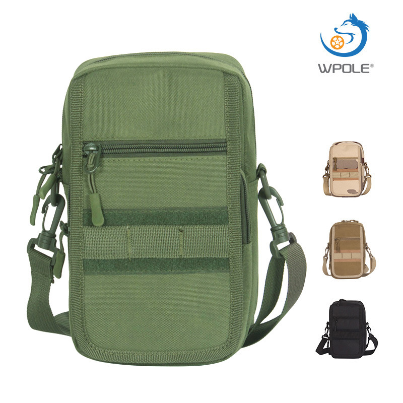 狼极骑行斜挎包 多功能3P战术包 户外包 手机胸包厂家直销|ru
