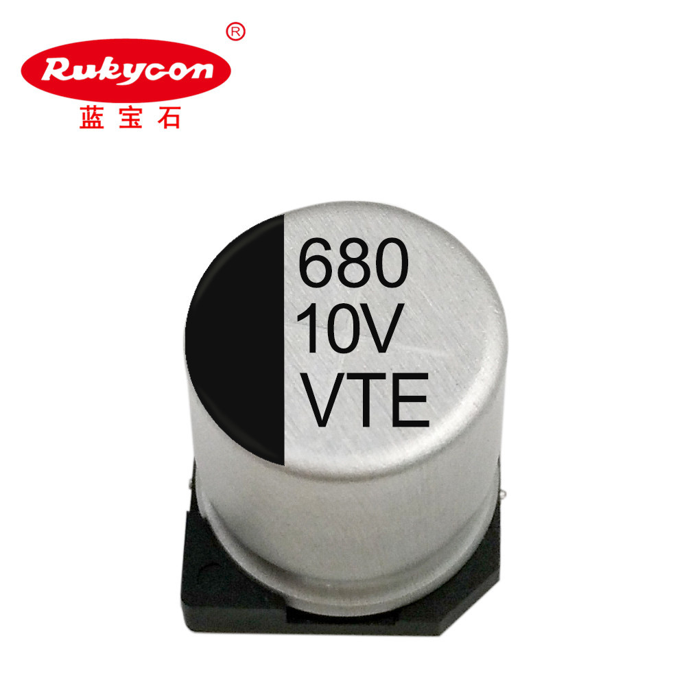 蓝宝石贴片电容10V680uF家电路由器电源LED照明厂家现货直销