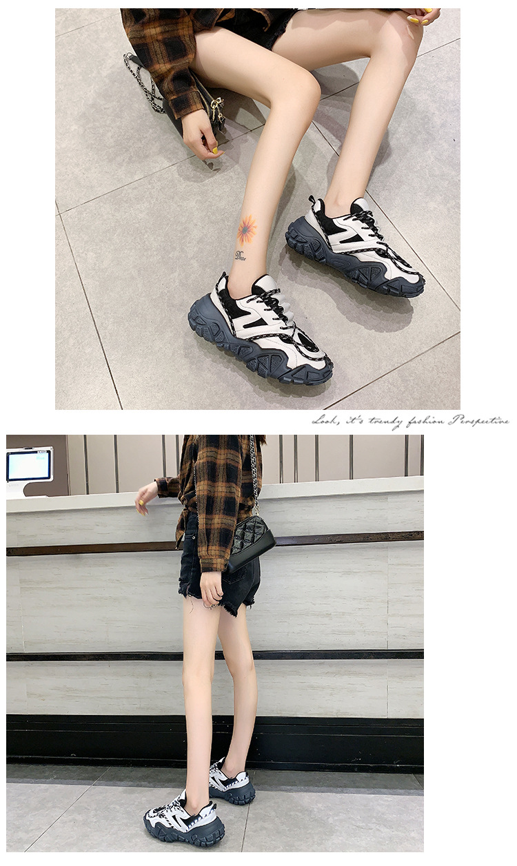 Chaussures de sport femme SPECTACLE DE LIGNE en Microfibre - Ref 3421332 Image 17