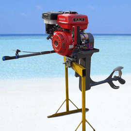 15P渔船螺旋桨船挂机图片 高效15马力封闭链条式挂桨机