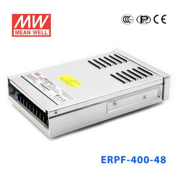 Тайвань Минвэй Пауэр ERPF-400-48 400Вт/48В/8.3А Однометровый выход закрытый выключатель источник питания