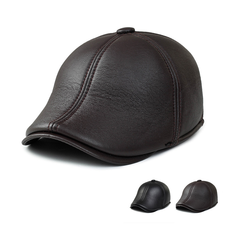 Protezione invernale per le orecchie, caldo davanti agli anziani, uomini di mezza età e cappello per anziani per uomini_voghion.com