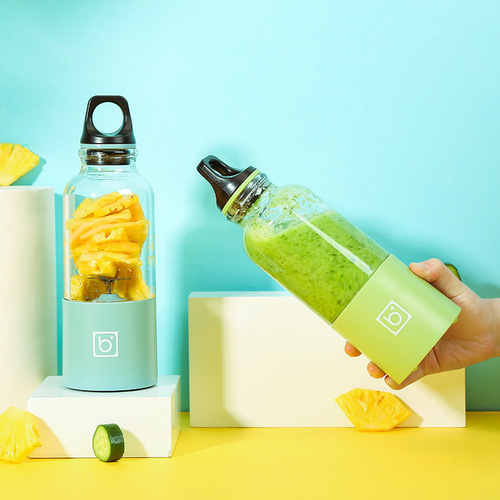 Wholesale Manufacturer Portable Juicer Home Charging Electric Mini Juicer Cup Cross-border 6-Blade Macaron