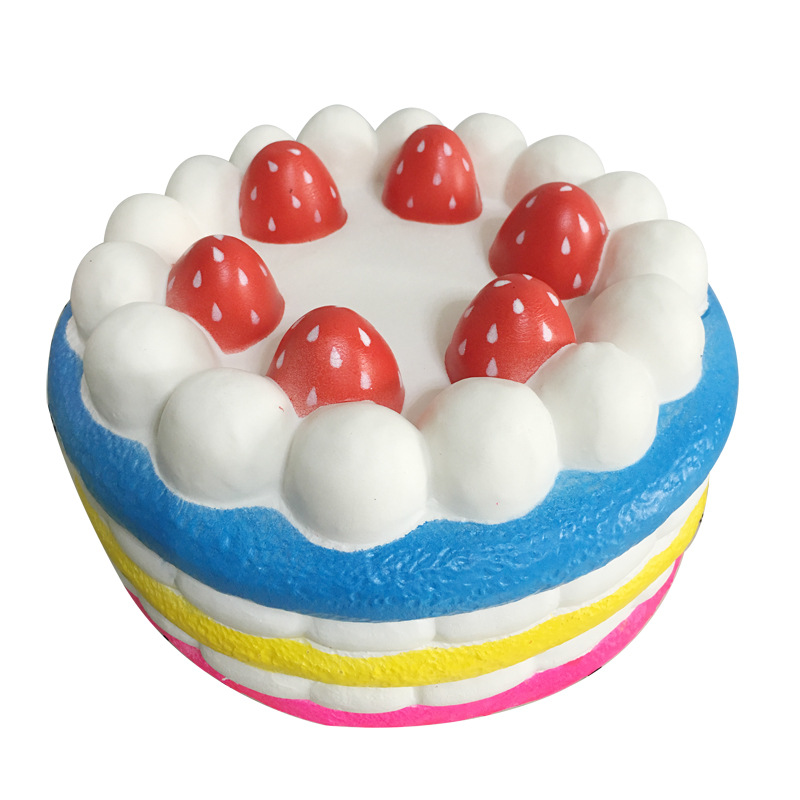 2019跨境新品Squishy超软PU慢回弹创意新奇解压玩具蛋糕抖音