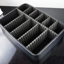 厂家供应箱子化妆包EVA内框内衬内托一体成型制化妆包带隔板