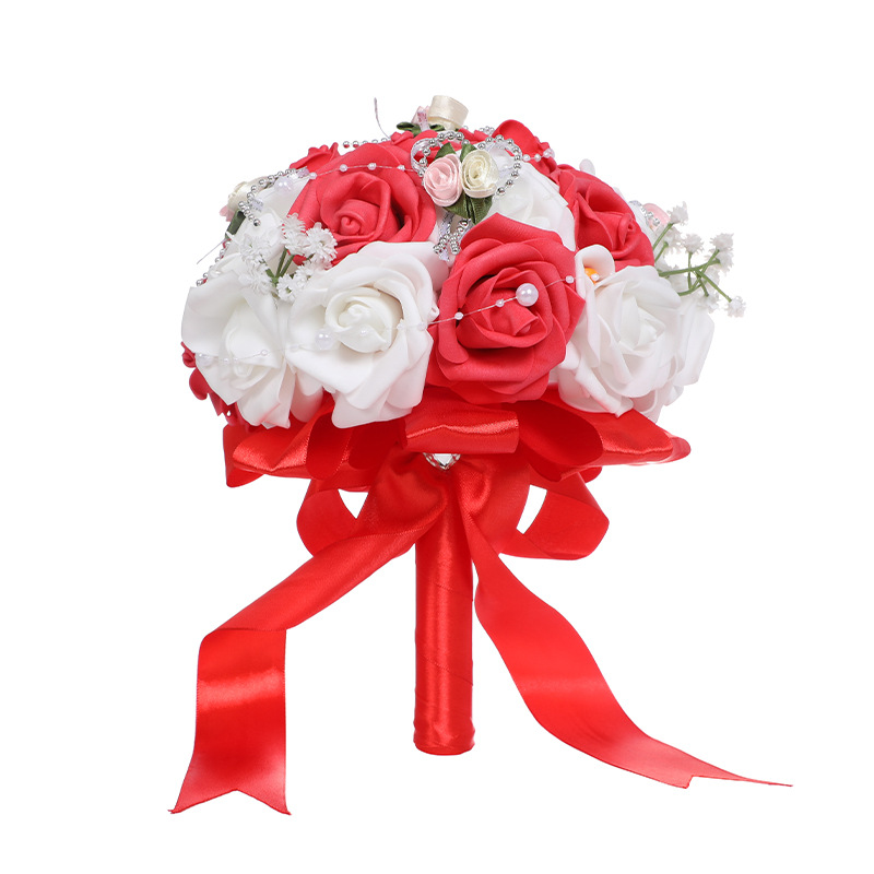 Alibaba.com European and American Style Wedding Bridesmaid Bouquets Creative PE Foam Wedding Accessories Artificial Flower Arrangements