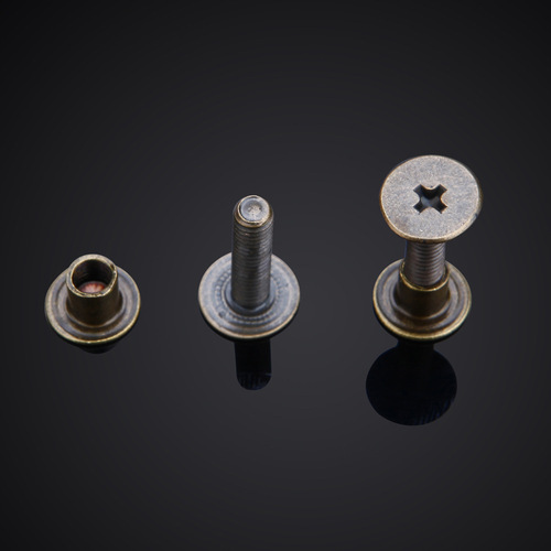 Universal Binding Screws for M3 Spiral Binders, Account Book Notebooks, Fastening Binding Clips, Screw Rivets Binding Accessories