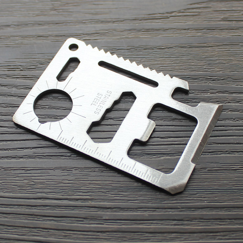 户外野营用品多功能瑞士刀卡信用卡式卡片便携工具卡折叠刀