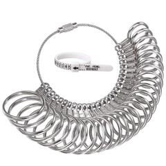 Alloy Ring Measuring Ring White Ring Soft Ruler Ring Size Measuring Ring Size Screening Tool
