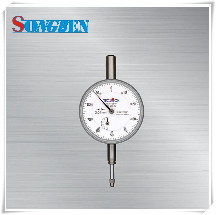 日本原装TECLOCK 0.01mm标准型百分表TM-105W