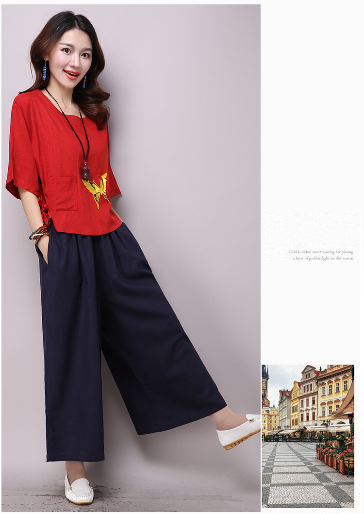 Costume femme en Coton et lin - Ref 3334032 Image 28