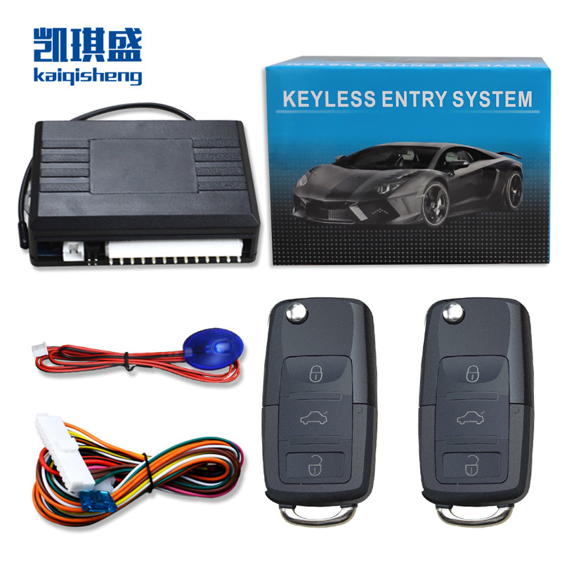 汽车免钥匙进入系统遥控器中控锁keyless Entry带升窗尾箱12V通用
