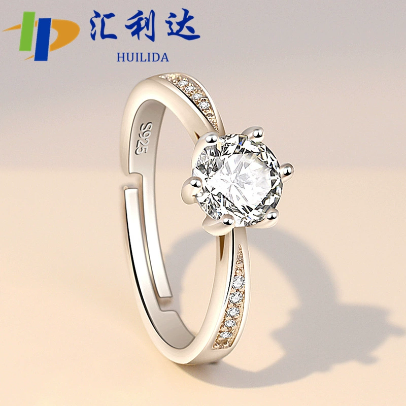 Classic wedding ring, direct factory sales, one carat, wholesale