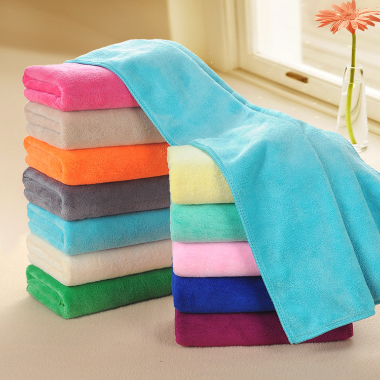 Factory Direct Supply 400g High-Fiber Towel Gift Custom Logo Barber Shop Water-Absorbent Quick-Drying Towel Wholesale