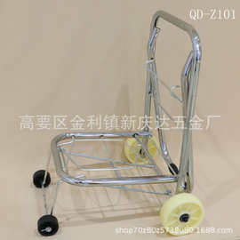 便携式行李车 四轮家用行李车 折叠仓库货物搬运车