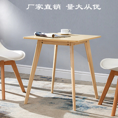 solid wood simple and easy Square table Mini household fashion Simplicity Table Small apartment table modern originality tea table wholesale