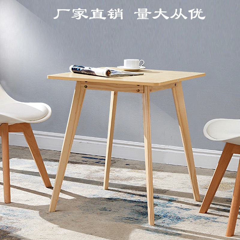 solid wood simple and easy Square table Mini household fashion Simplicity Table Small apartment table modern originality tea table wholesale