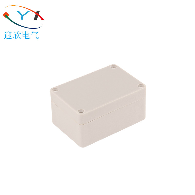 厂家供应100*68*50mm塑料接线盒户外路灯接线盒监控仪表接线盒