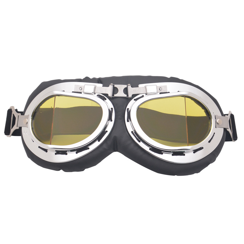 Hot selling angled Harley motorcycle off-road windproof goggles, sports riding goggles_voghion.com