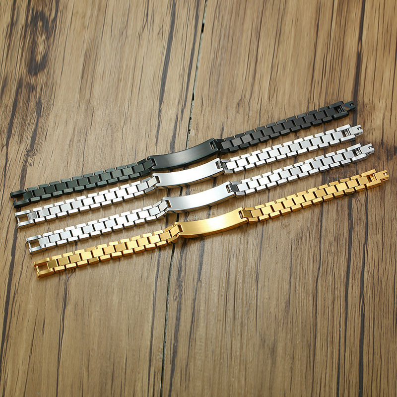 Simple Style Geometric Stainless Steel Bracelets Stainless Steel Bracelets display picture 2