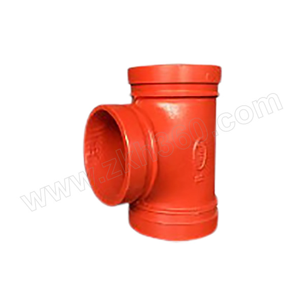 沟槽异径三通XINYOU/信优DN80*DN65沟槽异径三通