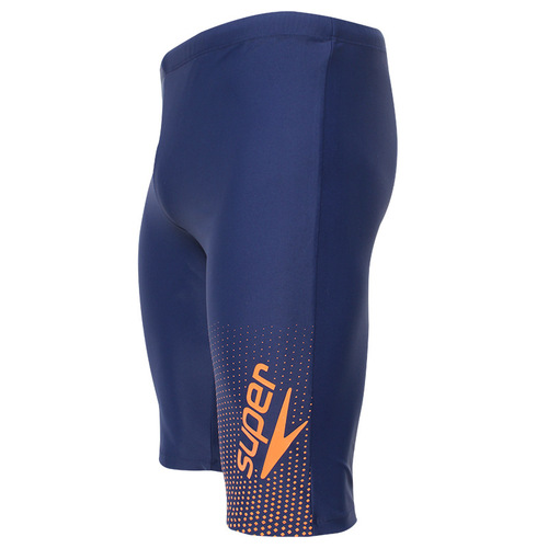 Men's swim trunks short pants polyester high elasticity breathable summer sports quick-drying plus size mens swim trunks