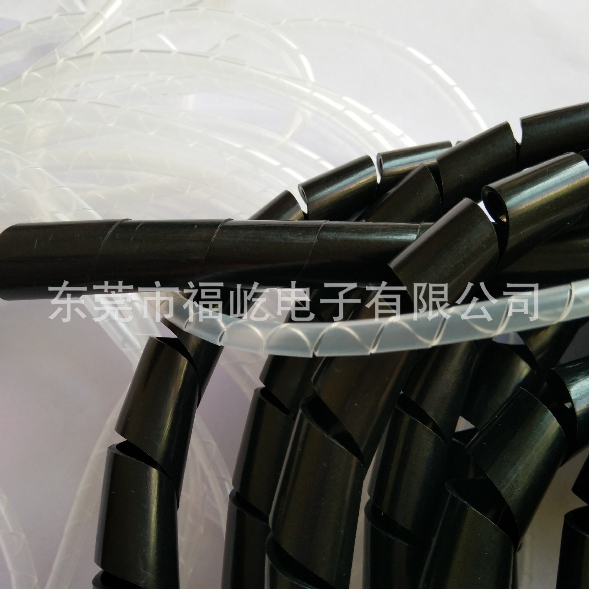 SGS卷式结束带PE缠绕管猪肠管护线管3MM4MM6MM8MM