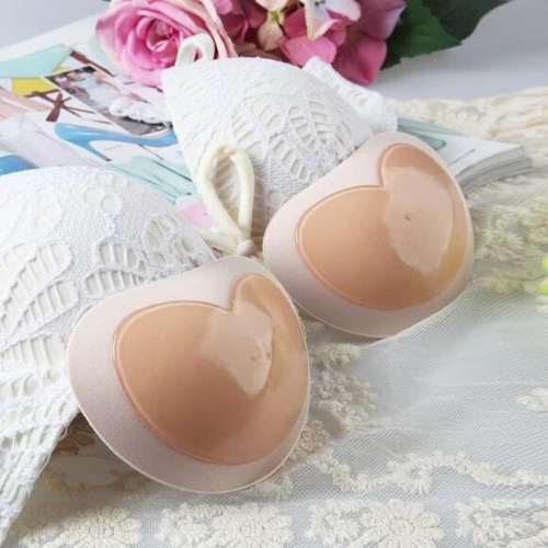 Thickened breathable sponge breast pads, invisible adhesive bra inserts, thickened breast pads, large and small breast push-up pads