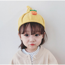 韩版秋冬儿童针织毛线帽子 卡通男童婴儿保暖帽女宝宝保暖套头帽