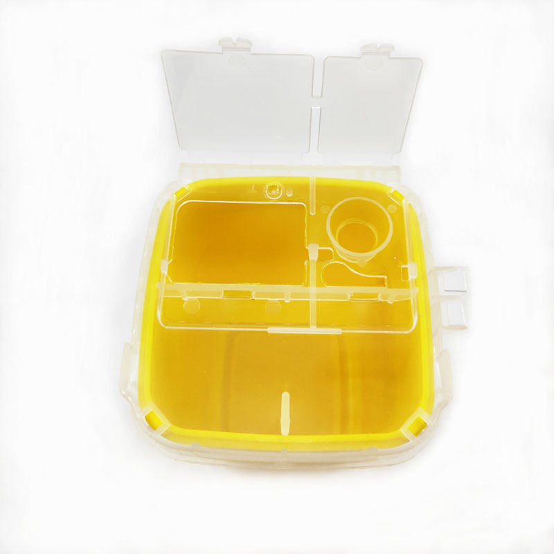 (Cross-border trading), disposable blade, black red plastic square garbage can