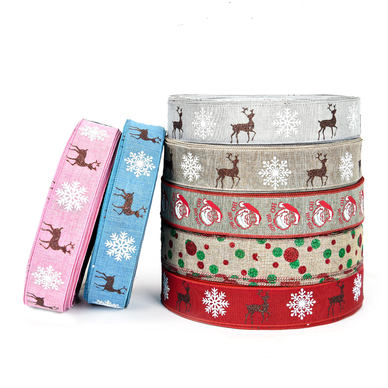 50g Weight Decorative Props Event & Party Supplies 1 Piece Quantity Party Occasion fine linen Material Christmas Festival Fashion Style Printing Craft Christmas Fashion Fine Linen Party Decorative Props 1 Piece 无