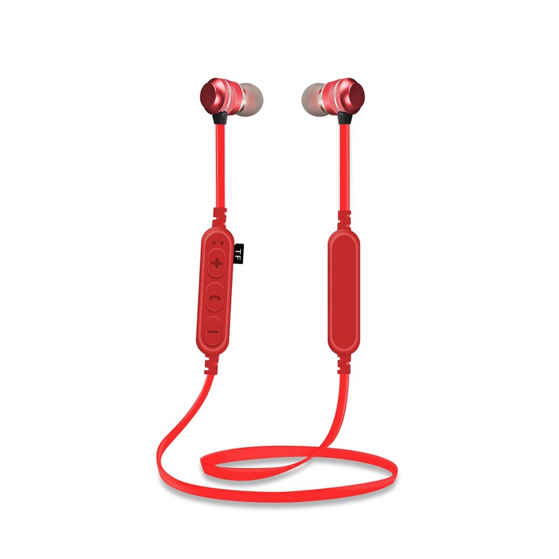 MS-F4入耳式蓝牙耳机 5.0 磁吸功能TF卡播放运动无线蓝牙