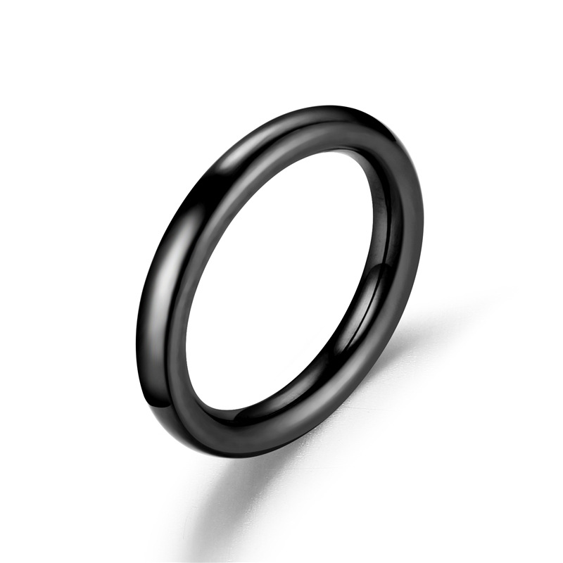 Korean Popular Stainless Steel Round Ring Wholesale Nihaojewelry display picture 6