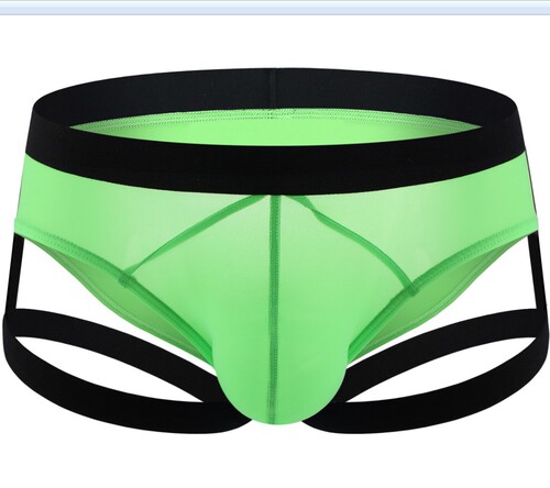 Universal label new style men's underwear ice silk briefs underwear
