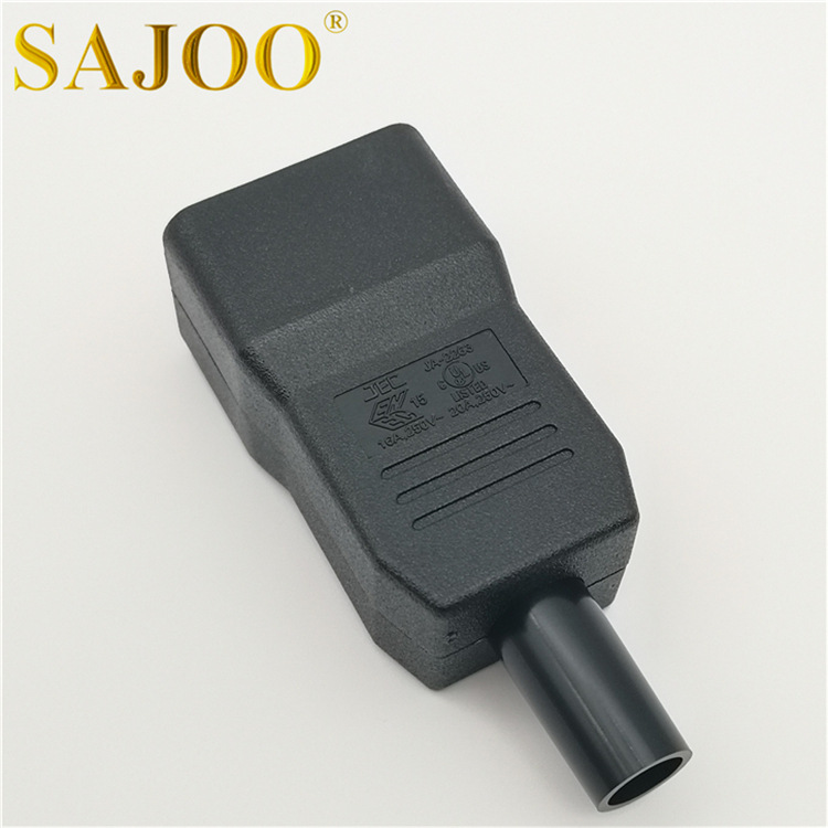 厂家直销台湾JEC JA-2263大电流环保阻燃组合式PDU专用品字头插头