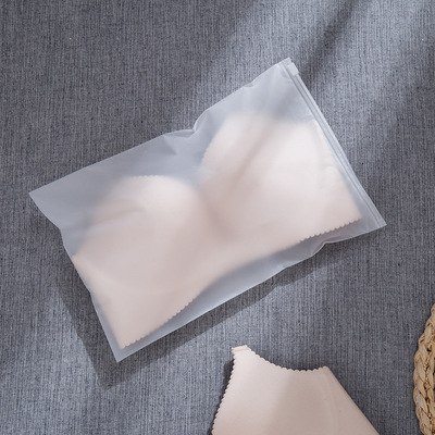 EVA Scrub zipper bag thickening clothing packing Self sealing bag PE transparent Plastic clothes His pocket customized printing