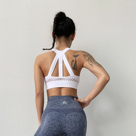 2018 áo ngực thể thao mới nữ chống sốc tập thể dục yoga tập hợp vẻ đẹp trở lại áo ngực một thế hệ Đồ lót thể thao