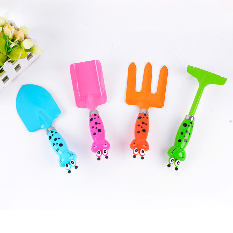 种花工具 家用 多功能 卡通 园林4件套养花种菜园林园艺用