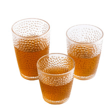 厂家批发定制 亚克力杯子彩色圆点家用水杯茶杯餐厅饮料杯茶水杯
