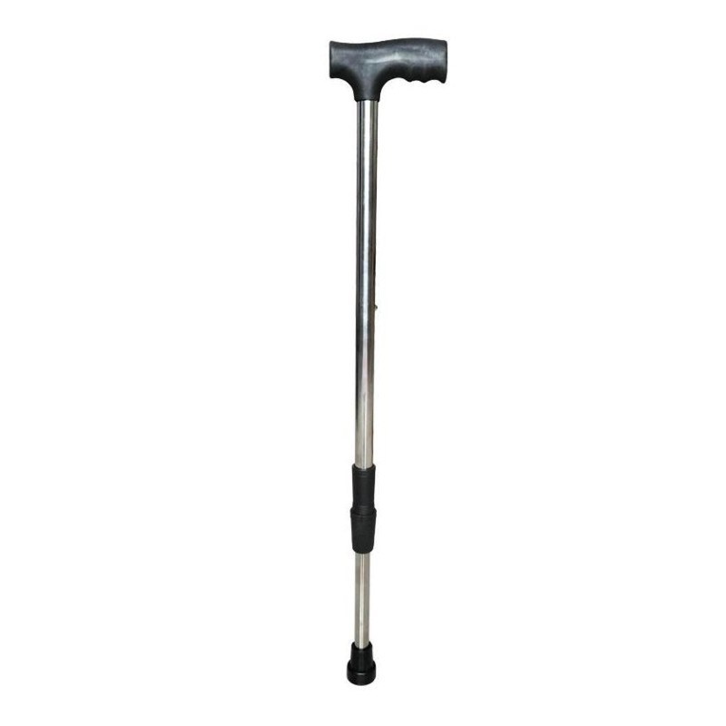 Stainless steel Scalable non-slip a cane Aged walking stick Walking stick non-slip Walker walking stick Lock