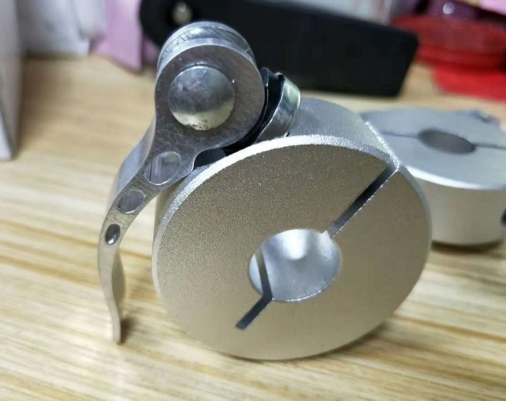 光轴快拆快锁环光轴快拆轴夹光轴有台阶快锁轴套SCKL带固定把手型