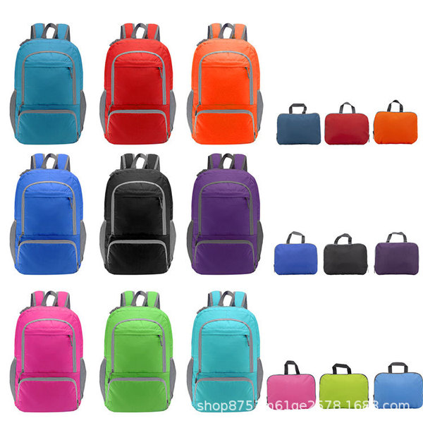 Sports handheld folding capacious backpack