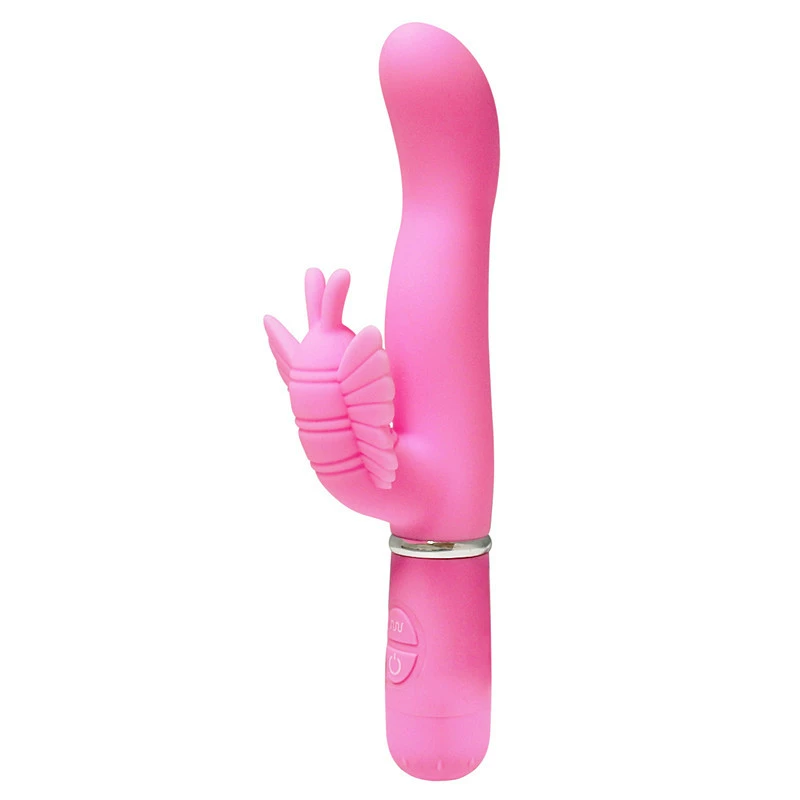 Afra Haochi Butterfly Kiss 30 Frequency Dual Madake Vibration Silicon Massage Stick Женское мастурбационное оборудование